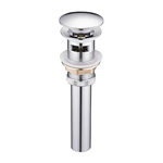 Click Clack Basin Waste in Solid Brass - Custom Color Manufacturing