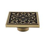 Premium Brass Floor Drain with Extensive Custom Color Palette