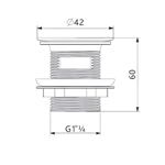 Solid Brass Bathroom Sink Waste - choose Color Service for Wholesaler