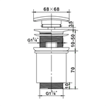 Bulk Purchase Brass Click Clack Waste - Wide Range of Colors