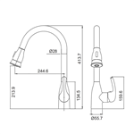 Corrosion-Resistant Pull-Down Faucet –  European wholesale of pull down kitchen taps