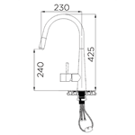 Commercial Pull-Down Faucet – Heavy-Duty Stainless Steel & CE kitchen faucet