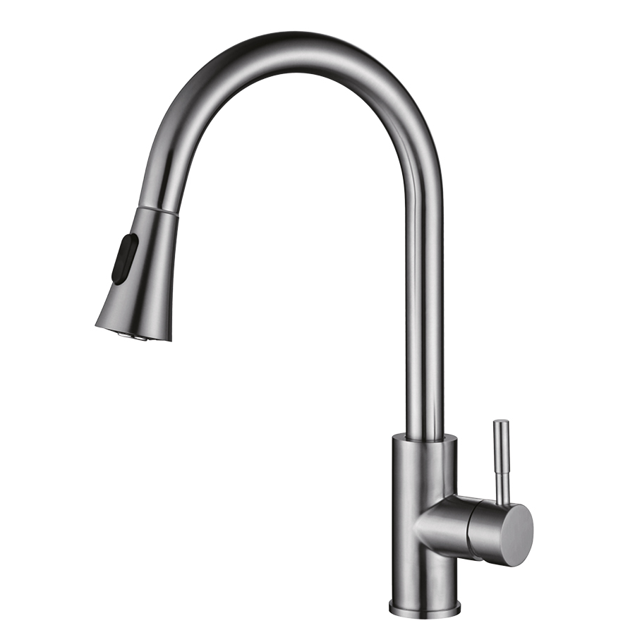 Stainless Steel Faucet with Quick-Connect Hose – Commercial Kitchen & Easy Installation kitchen faucet