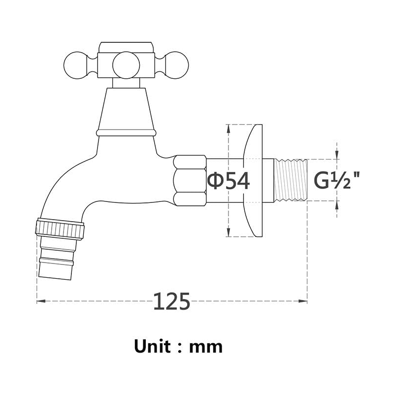 Brass Faucet Bibcock Cold water faucet washing machine tap price