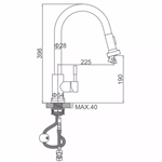 Corrosion-Resistant Stainless Steel Faucet – Deck Mounted & Easy-Install