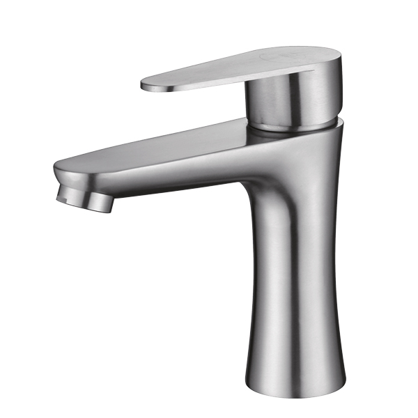 Durable Stainless Steel Deck Mount Bathroom Sink Faucet - Single Control