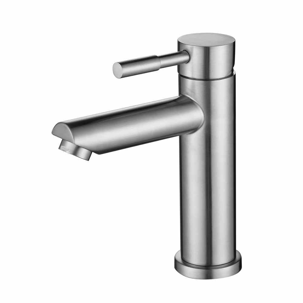 Stainless steel bathroom taps single handle bathroom faucet
