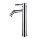 Premium Stainless Steel Deck Mount Bathroom Faucet - Single Lever Control