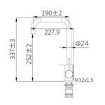 B2B suppliers of brushed stainless steel kitchen faucets deck mounted
