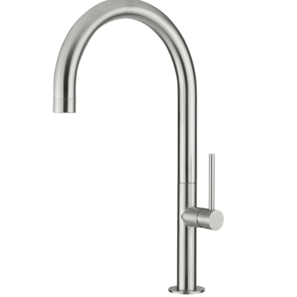 Brushed stainless steel pull down kitchen tap wholesale Europe