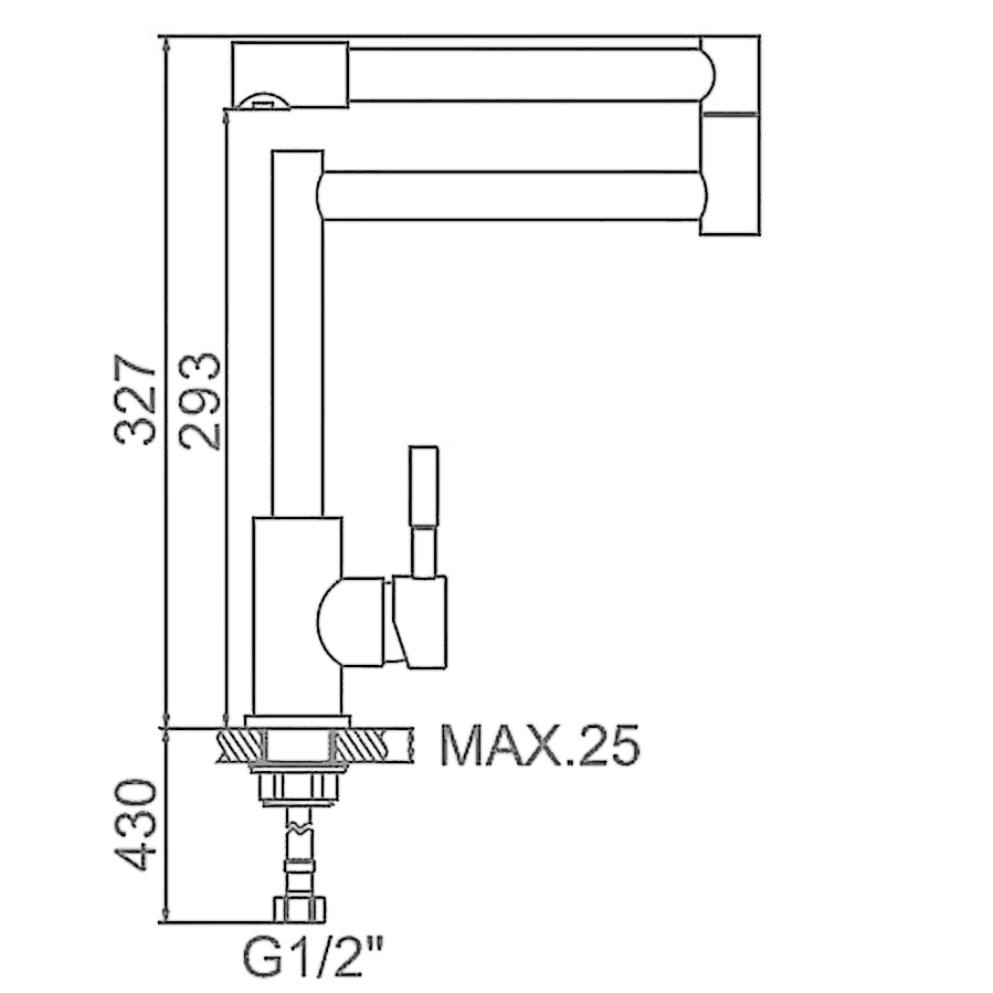 B2B kitchen tap suppliersdeck mounted stainless steel kitchen faucets
