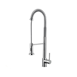 Customizable Color Brass Kitchen Sink Faucet - Single Lever, Pull Out, Deck Mount