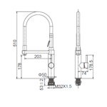 Single Handle Brass Kitchen Faucet with Customizable Finish - Europe B2B Supplier