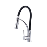 Customizable Color Options: Brass Kitchen Faucet - Deck Mount, Spring Pull Out