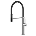 Single Handle Spring Pull Out Brass Kitchen Faucet - Hot/Cold, Europe B2B Supplier