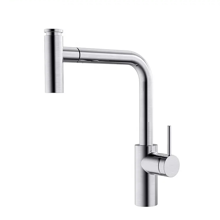 Wholesale Inquiries Welcome: Brass Kitchen Tap - Single Handle, Pull Out