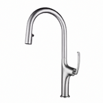 Europe's Choice: Brass Kitchen Mixer with Pull Down Spray - Single Lever, Deck Mounted, Color Customizable