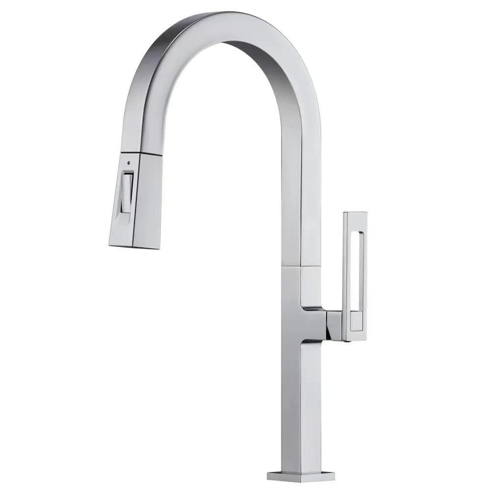 Commercial Grade Brass Kitchen Tap - Pull Out, Single Handle, Deck Mounted, Customizable Colors for Europe Market