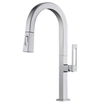 Commercial Grade Brass Kitchen Tap - Pull Out, Single Handle, Deck Mounted, Customizable Colors for Europe Market