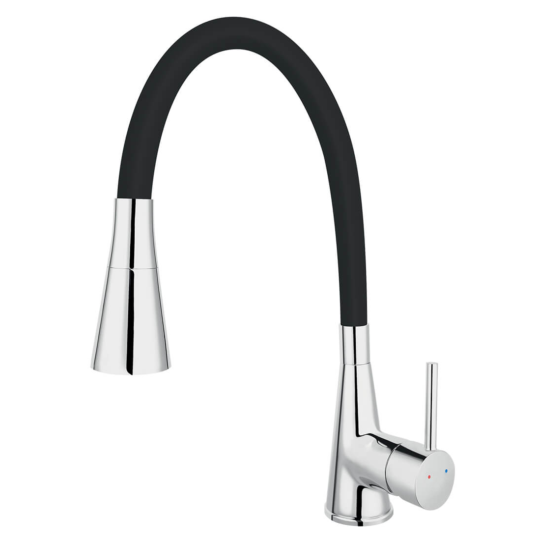 Brass Pull Down Kitchen Sink Faucet - Single Lever, Deck Mounted, Customizable Colors - Europe Wholesale Supplier