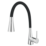 Brass Pull Down Kitchen Sink Faucet - Single Lever, Deck Mounted, Customizable Colors - Europe Wholesale Supplier