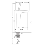 bathroom basin mixer taps brass faucet