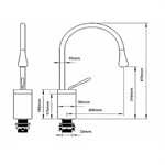 Bulk Buy, Brass, Deck Mounted, Hot and Cold, Bathroom Faucet, Wholesale Price
