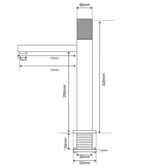 Bulk Buy Brass Deck Mounted Hot and Cold Bathroom Faucet - Wholesale Price