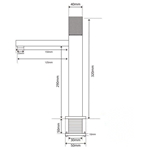 Bulk Buy Brass Deck Mounted Hot and Cold Bathroom Faucet - Wholesale Price