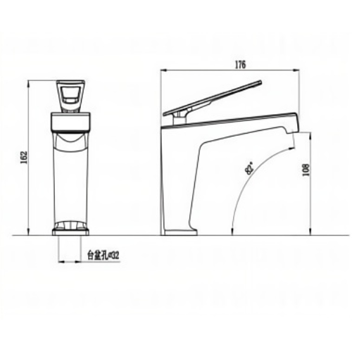 bulk purchase brass waterfall bathroom faucets for hotels Europe