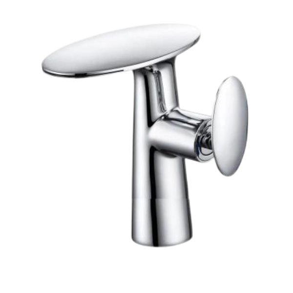 luxury brass waterfall faucet deck mounted for commercial use Europe