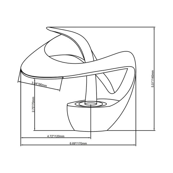High-End Brass Deck Mounted Hot and Cold Basin Faucet - European B2B