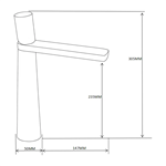 Chrome Single Handle Shower Faucet Brass Bathroom Faucet