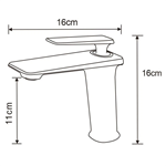 Brass, Deck Mounted, Hot and Cold, Washbasin Faucet