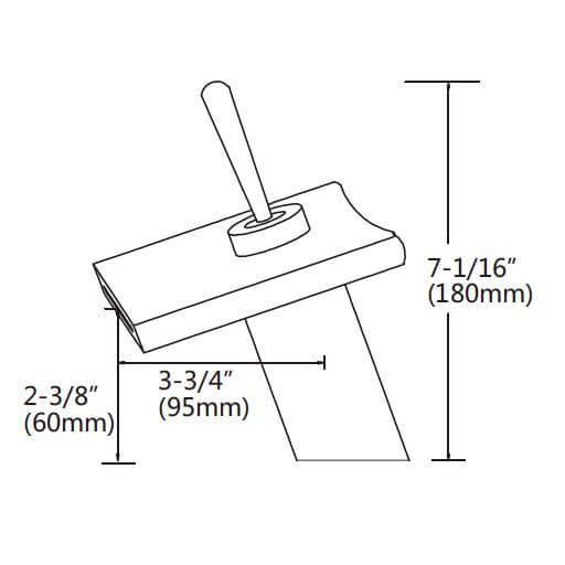 Premium Brass Bathroom Faucet: Waterfall Flow, LED Accent, Glass Spout - Wholesale Supplier