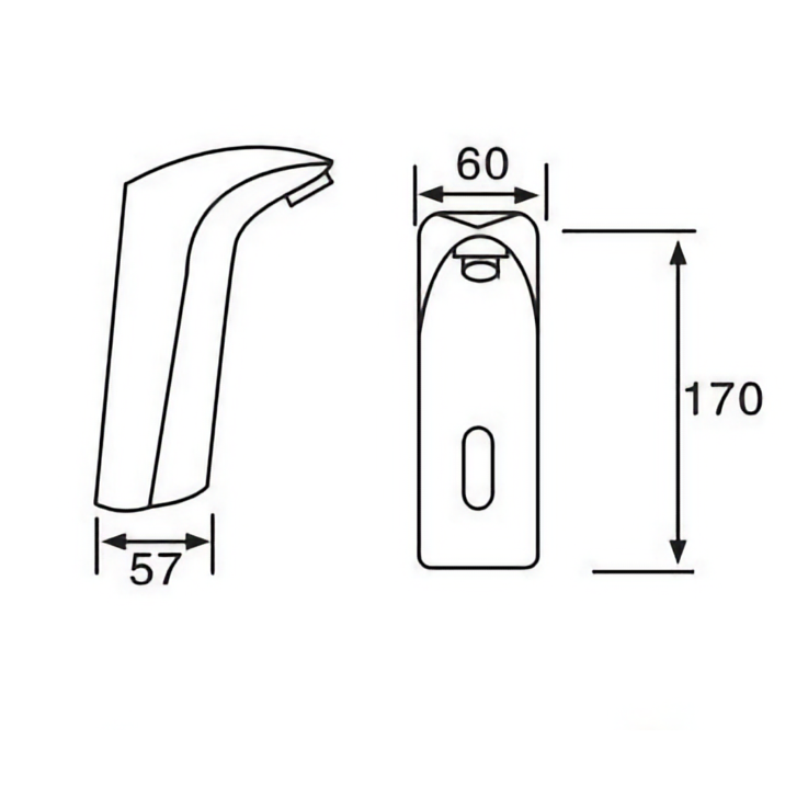 Wholesale Copper Touchless Basin Mixer AC/DC - European Market