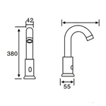 Manufacturer: Wholesale Copper AC/DC Touchless Hot Cold Basin Tap