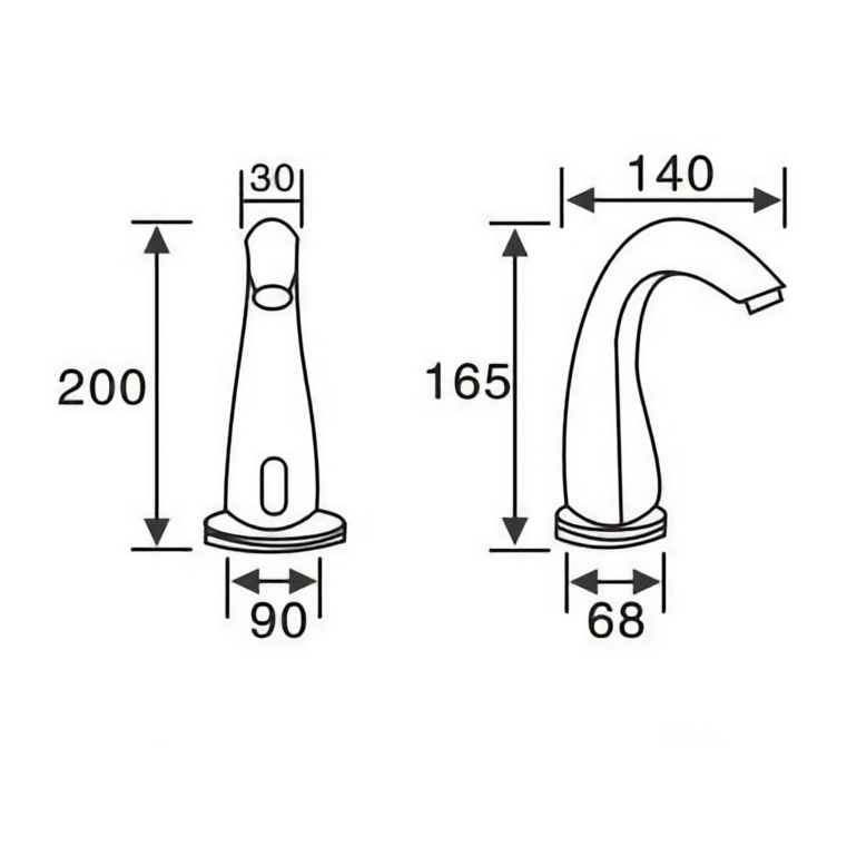 copper automatic sensor basin tap automatic sensor tap manufacturer