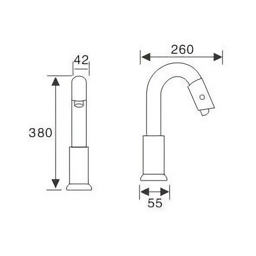 automatic sensor tap manufacturer copper automatic sensor basin tap