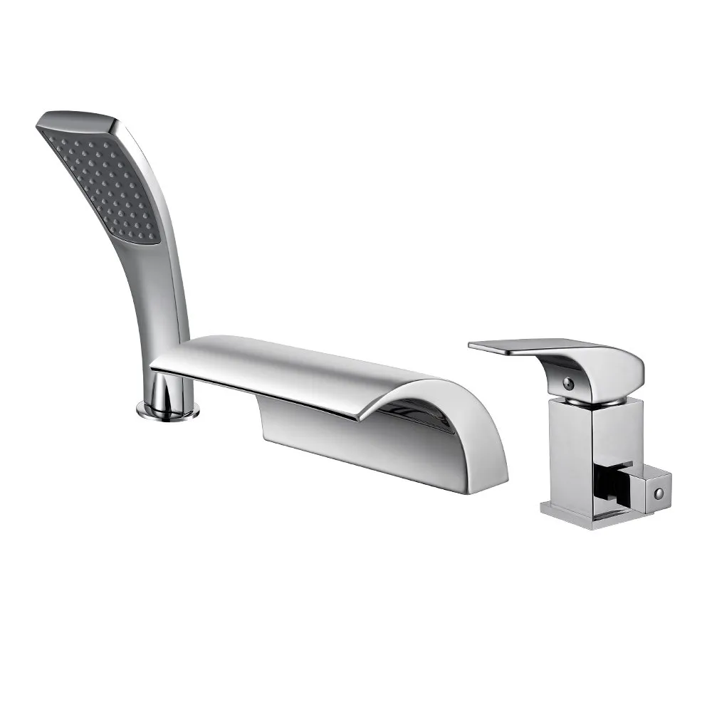 bath shower set bathtube mixer Deck mounted bathtub faucet
