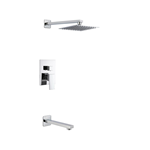 Bathroom rainfall Brass shower set Concealed shower system
