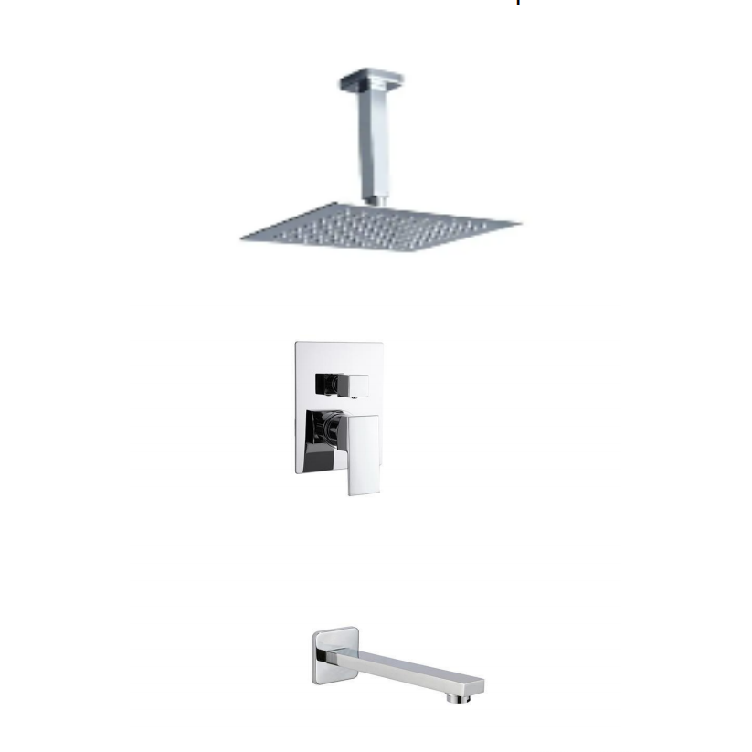 Ceiling mounted shower Concealed shower set shower and bath tap sets