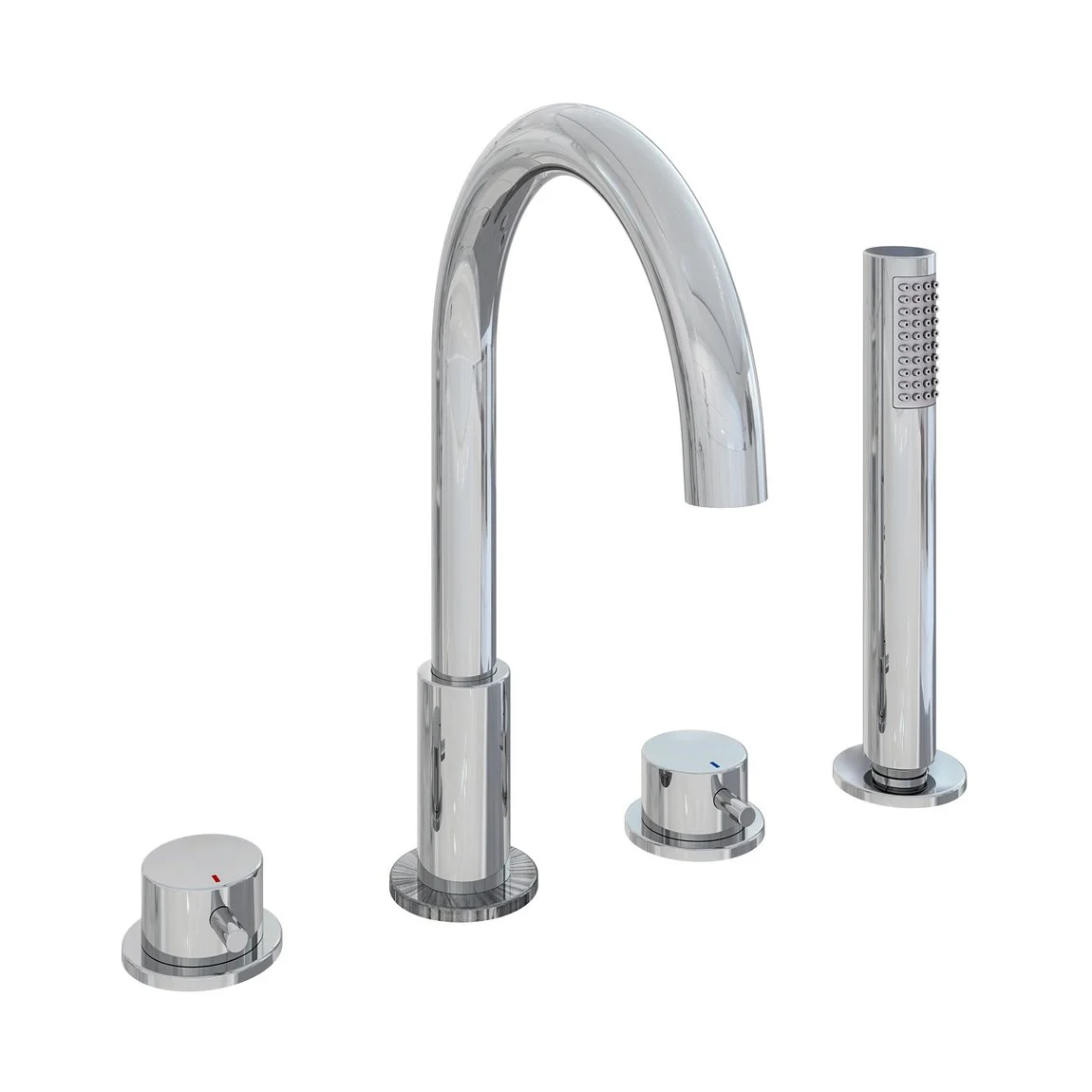 Deck mounted bathtub faucet bath shower mixer tap