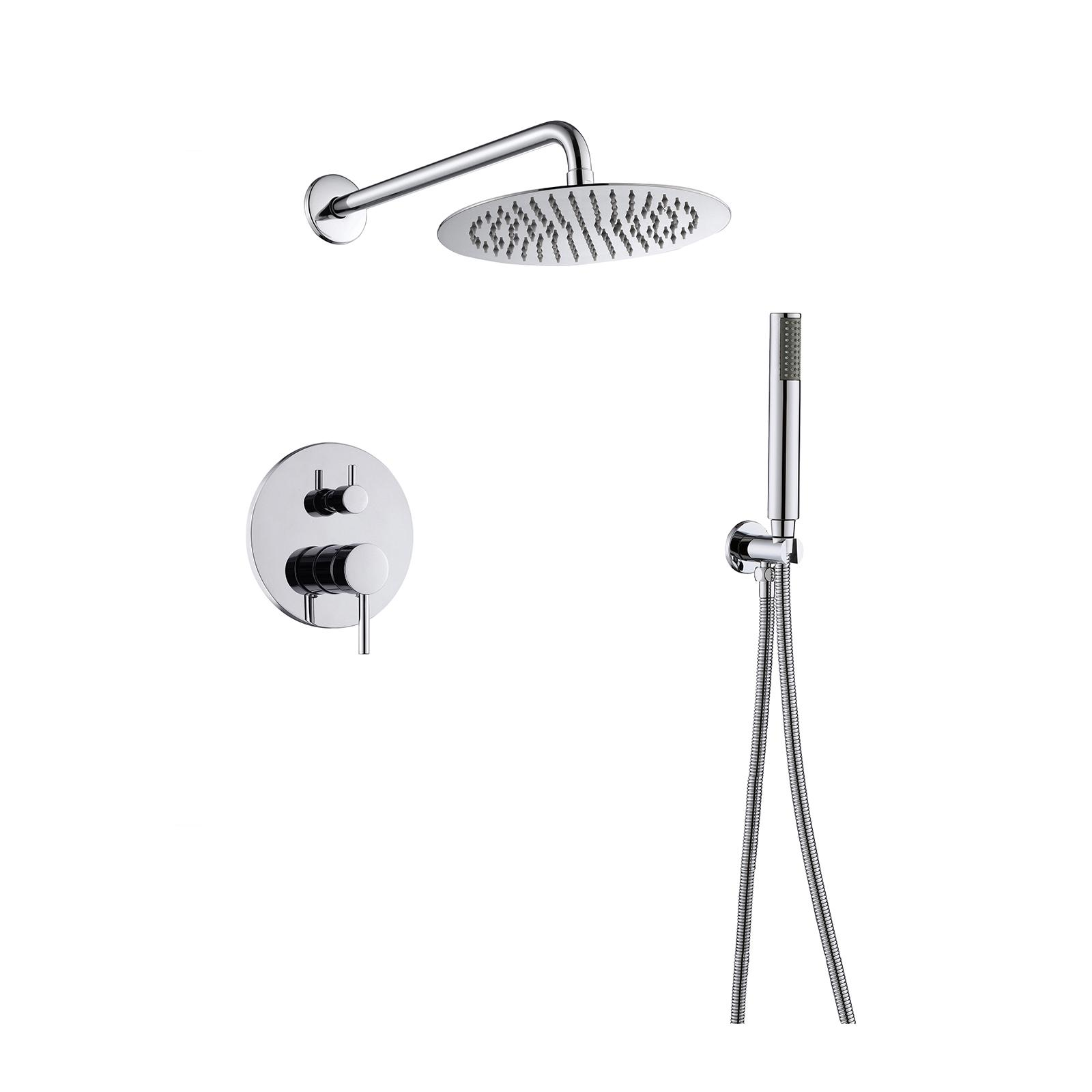 wall mounted shower rainfall Concealed shower set