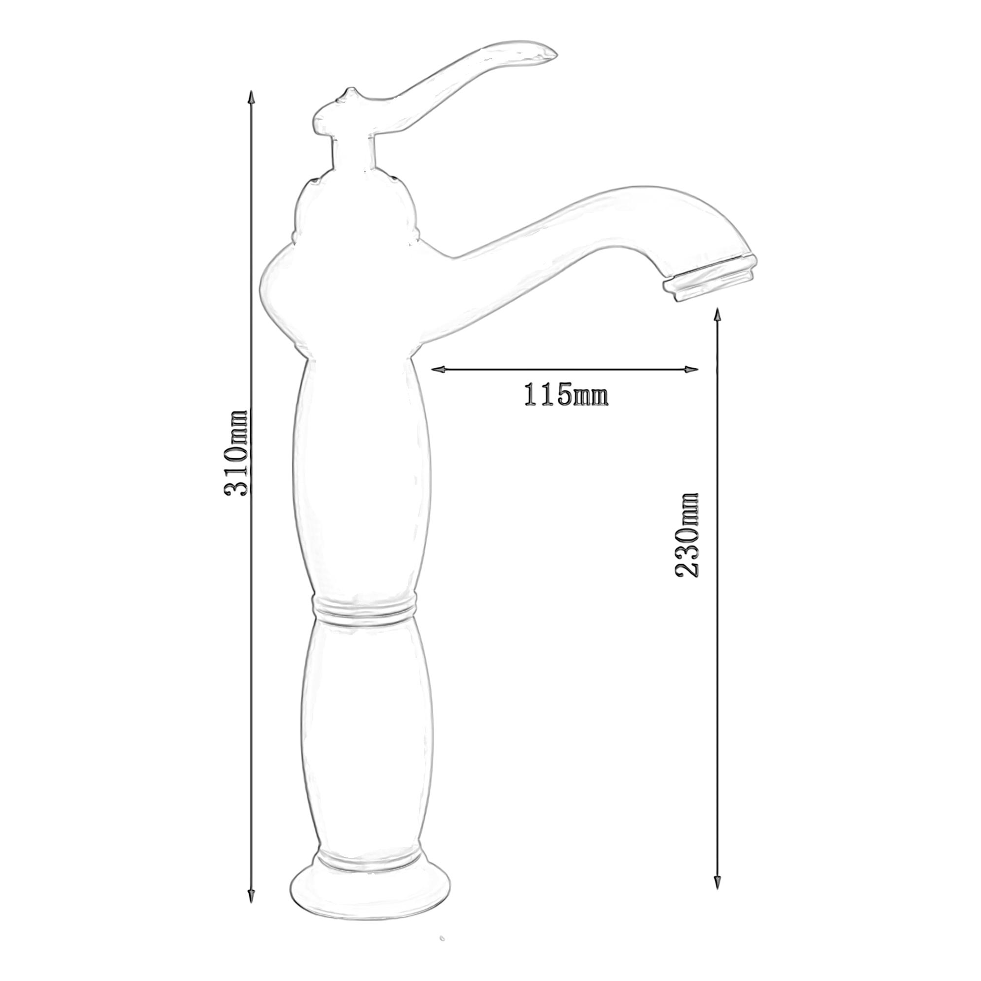 Bathroom taps Brass Antique bathroom faucet tap mixer