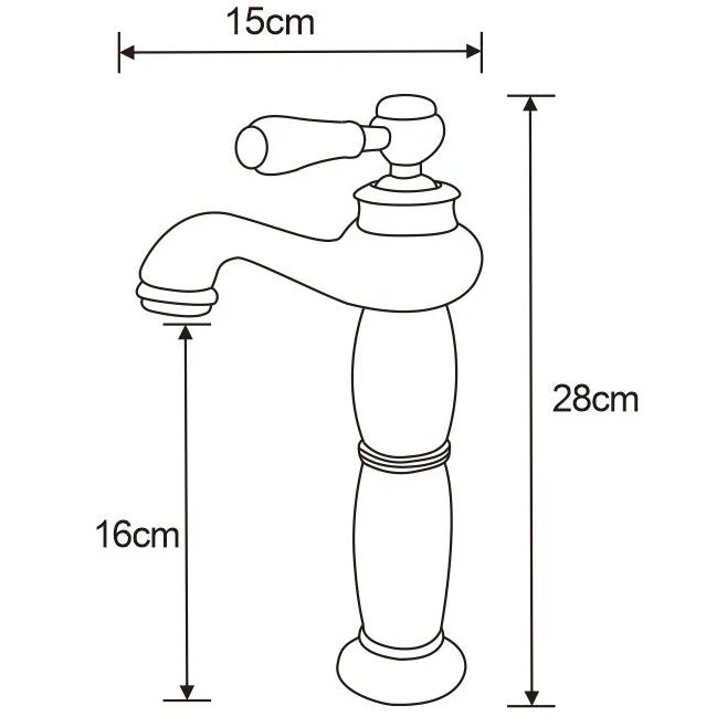 Antique brass tap Brass bathroom faucet basin faucet