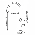 Single Handle Hot/Cold Kitchen Faucet, Antique Brass, Deck Mounted