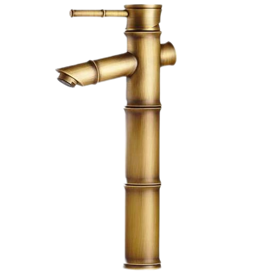 Bathroom taps Antique brass single hole bathroom faucet
