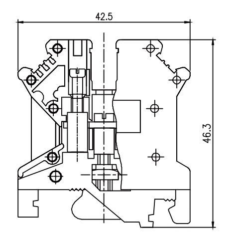 JHD5-4JD - Protective conductor terminal block
